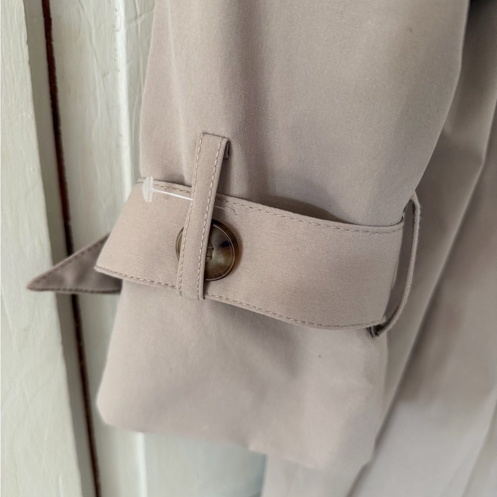 H&M Classic Beige Trench Coat XS - Picture 4 of 7